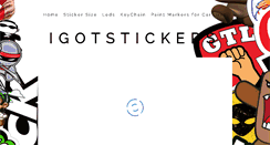 Desktop Screenshot of igotstickers.com